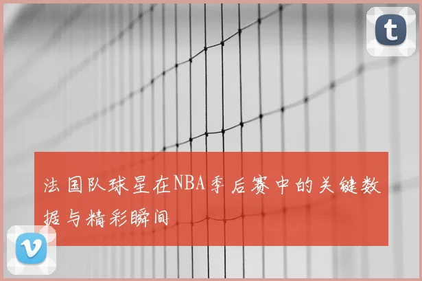 法国队球星在NBA季后赛中的关键数据与精彩瞬间