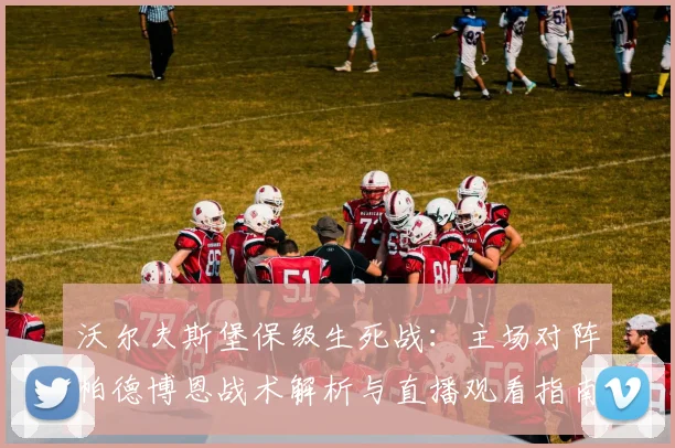 沃尔夫斯堡保级生死战：主场对阵帕德博恩战术解析与直播观看指南